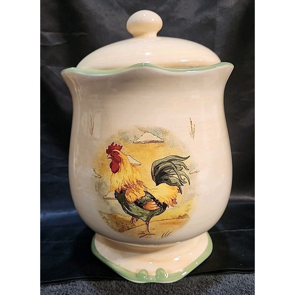 Royal Rooster by Gibson Designs Large Canister 10"